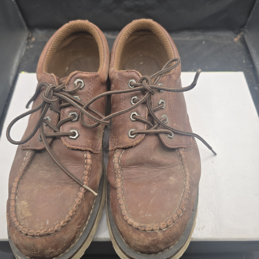 Fox Men's Brown Leather Boat Shoes‎